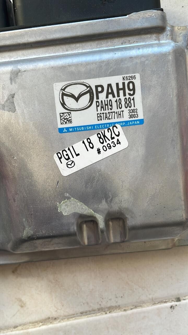 Mazda 3 2020 2022 OEM ECU engine control unit PAH918881 PG1L188K2C