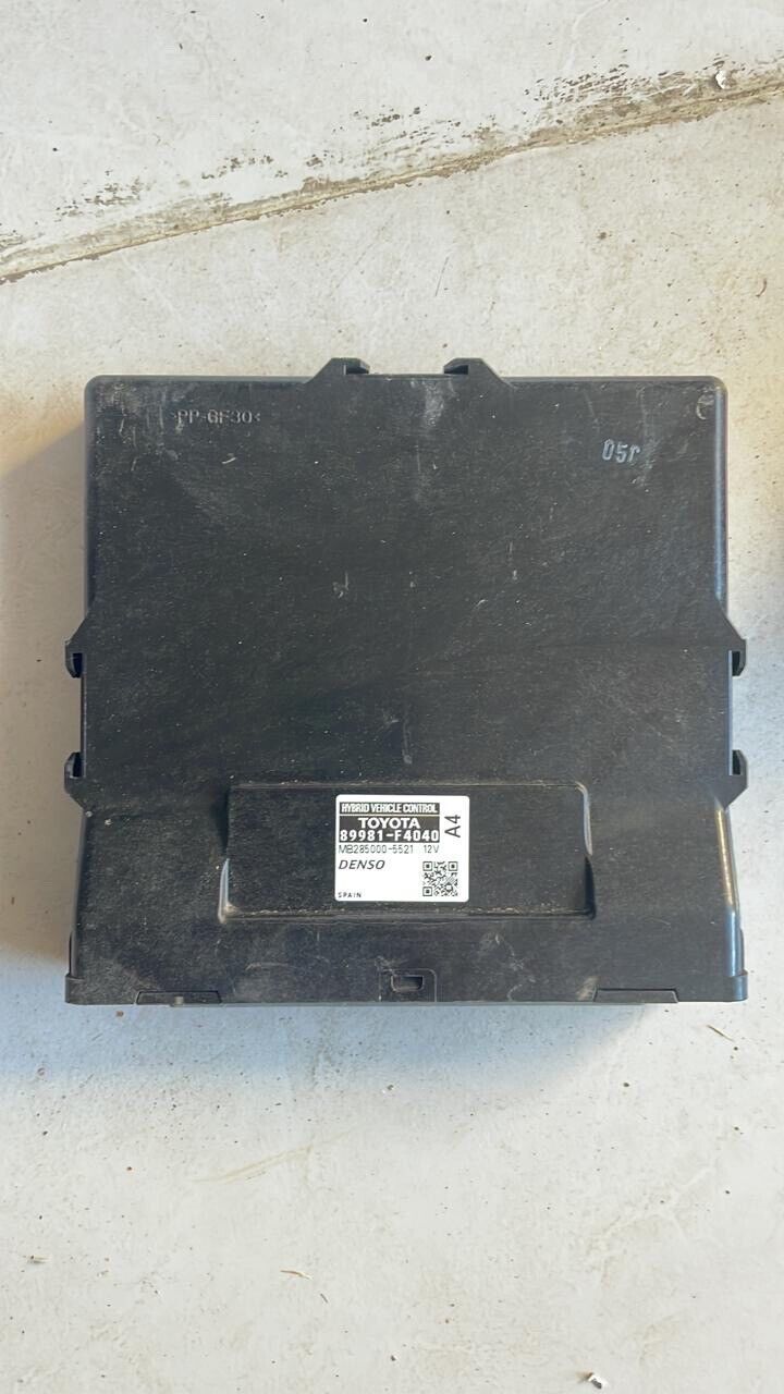 Toyota CHR 2017 2022 OEM ECU Hybrid engine control unit 89981F4040 A4