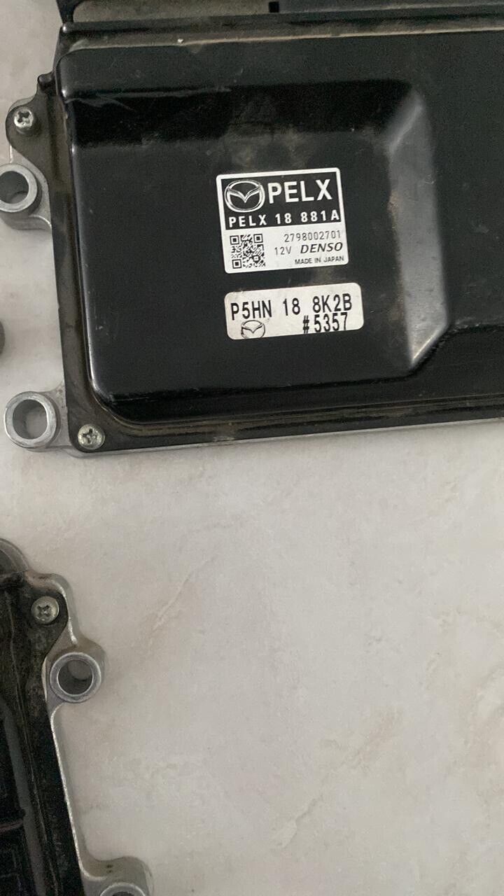 Mazda 3 CX5 2014 2019 engine computer module ECU PELX18881A PELX18881