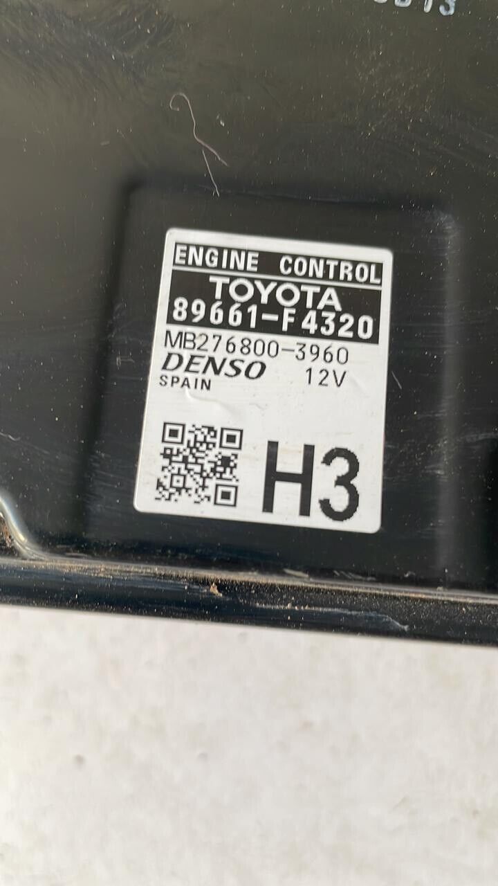 Toyota CHR 2019 2022 OEM ECU engine control unit 89661F4320 H3