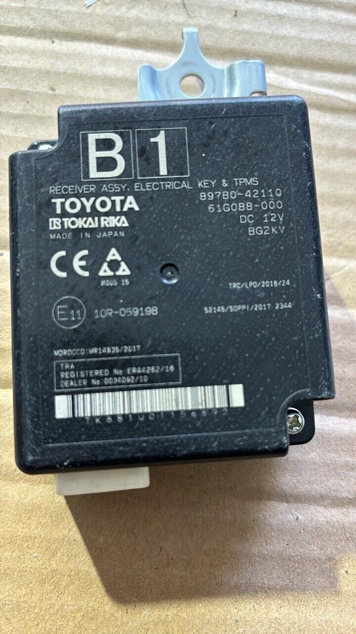 toyota rav4 2018 2022 OEM receiver assy key & tpms control unit 897B042110 B1