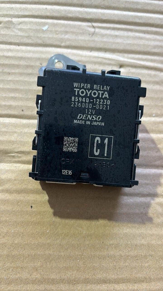 2021 TOYOTA COROLLA WINSHIELD WASHER WIPER RELAY CONTROL MODULE OEM 8594012230