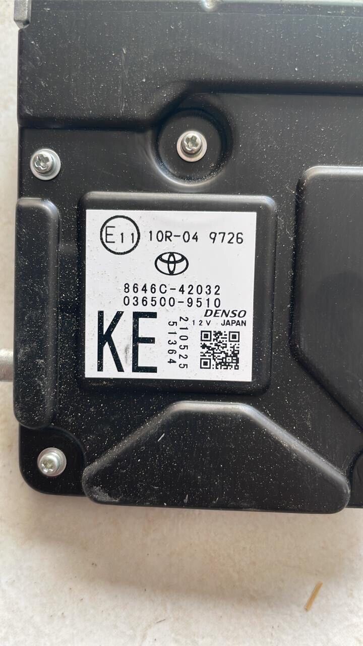 Toyota Rav4 2019 2021 Front Camera view 8646C42032 KE