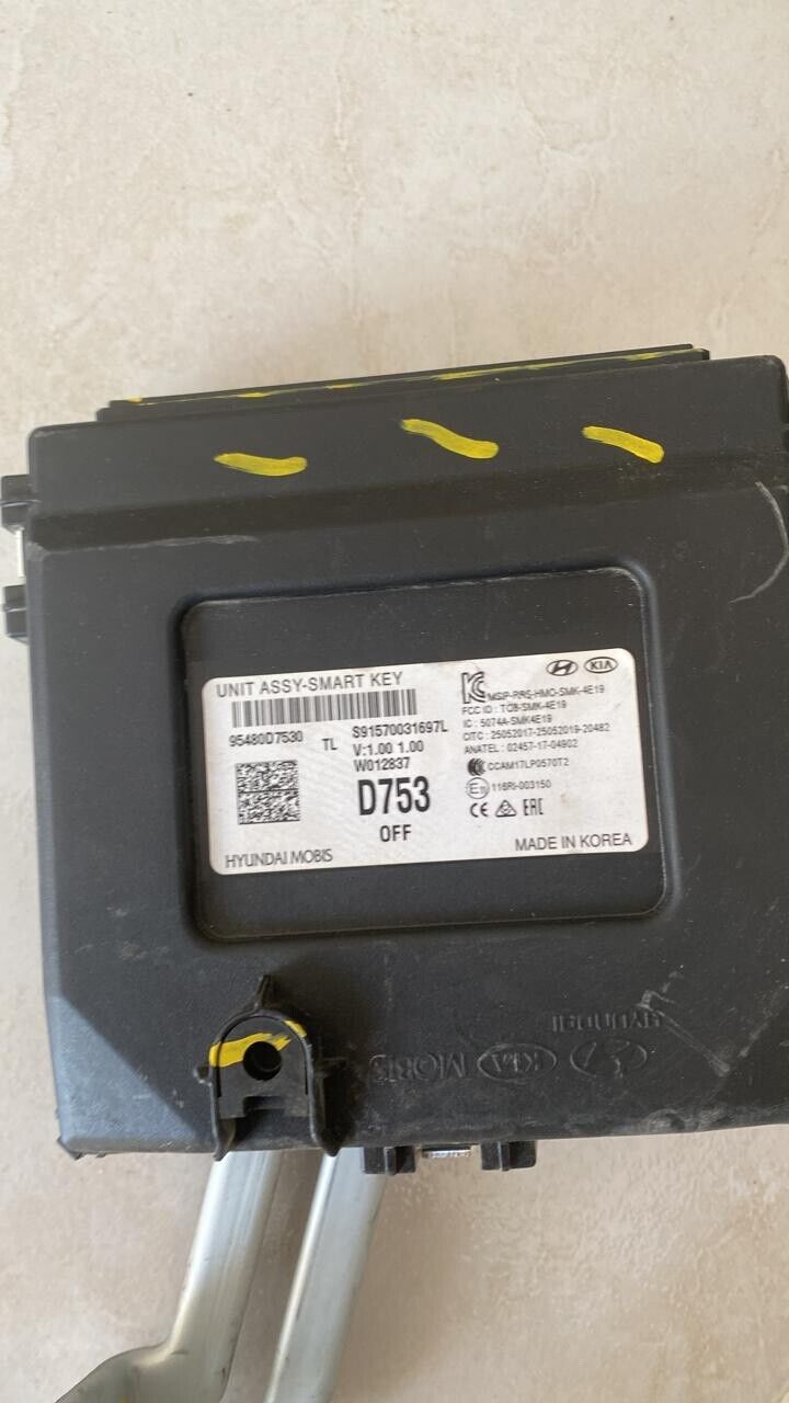 Hyundai Tucson 2019 OEM Smart key control unit 95480D7530 D753