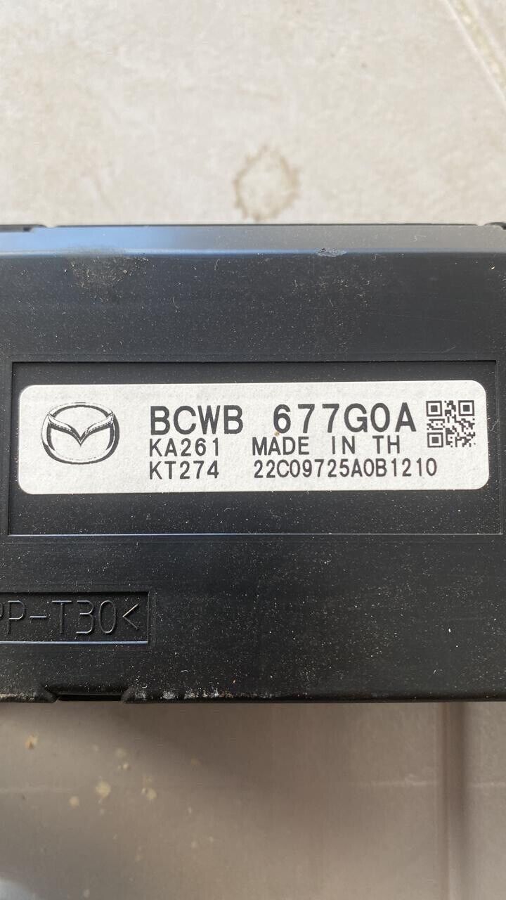 Mazda 3 CX30 2021 2023 CONTROL UNIT DCDC Light Control Unit BCWB677G0A