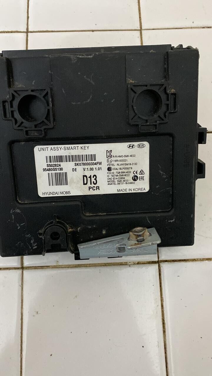 Hyundai ioniq 2019 2021 ASSY smart key Unit 95480G5130 D13 PCR