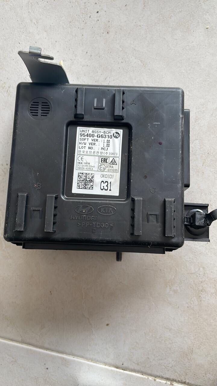 Kia Picanto 2017 2020 OEM BCM body control unit 95400G6310 G31