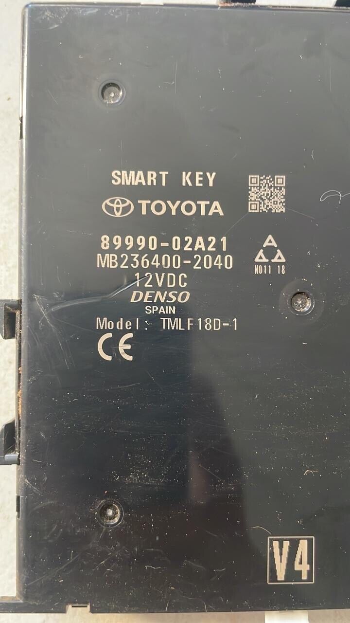 TOYOTA COROLLA 2019 2020 2021 SMART KEY KEYLESS CONTROL MODULE 8999002A21 V4