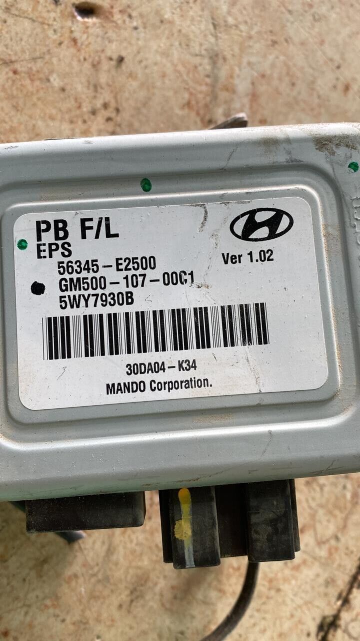 hyundai I20 power steering control EPS 56345E2500 PB FL 563001J810