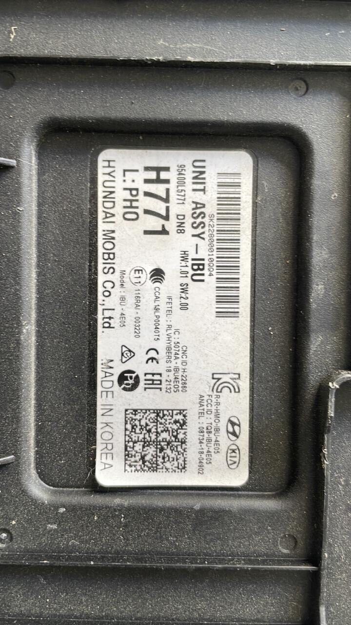 Hyundai Sonata 2020 2023 OEM IBU Body control unit 95400L5771 H771