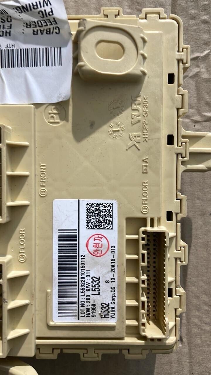 hyundai sonata Hybrid 2021 2022 fuse box 91950L5532