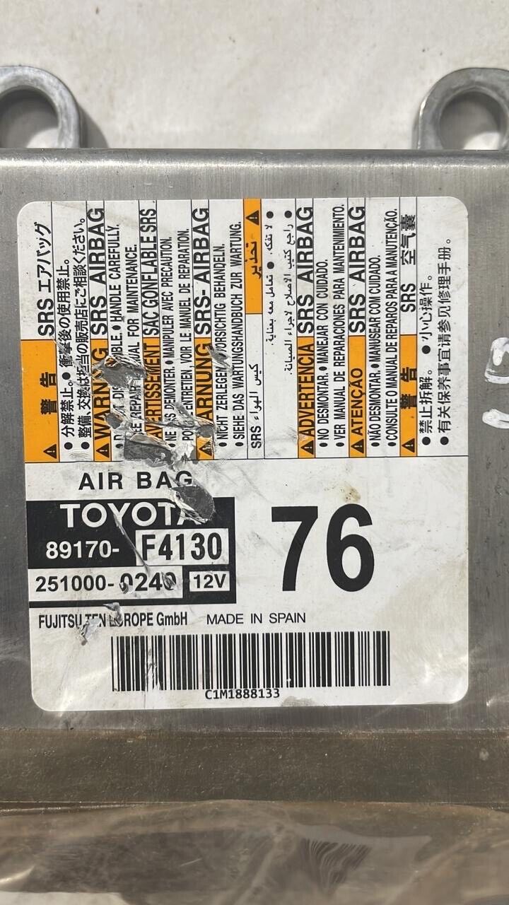 Toyota CHR 2017 2022 OEM Sensor Control Unit 89170F4130 76