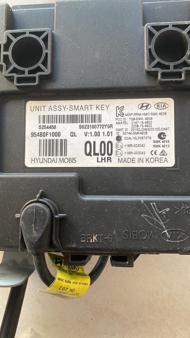 Kia Sportage 2018 OEM smart key unit ASSY 95480F1000 QL00