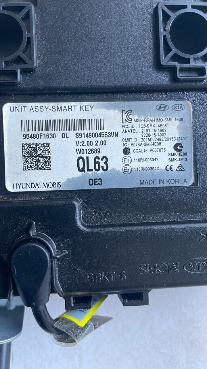 Kia Sportage 2017 2021 OEM smart key control unit 95480F1630 QL63